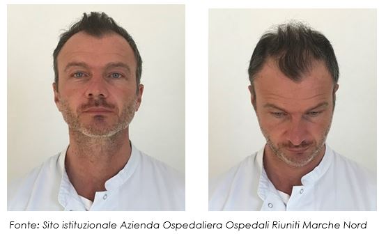 Postura con capo flesso