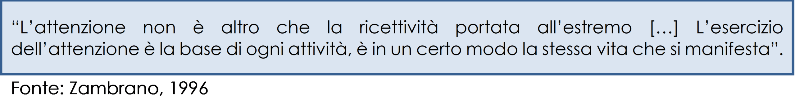 L’attenzione nella relazione con l’Altro