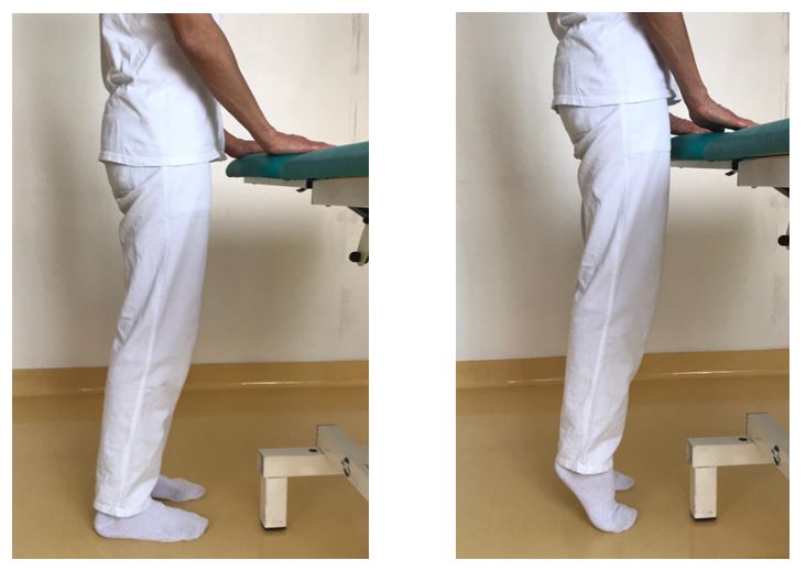 Esercizi di estensione sulle punte dei piedi