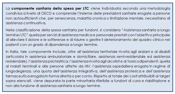 La spesa sanitaria per la Long-Term Care