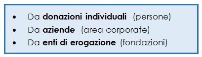 Fundraising: le tre macroaree della raccolta fondi