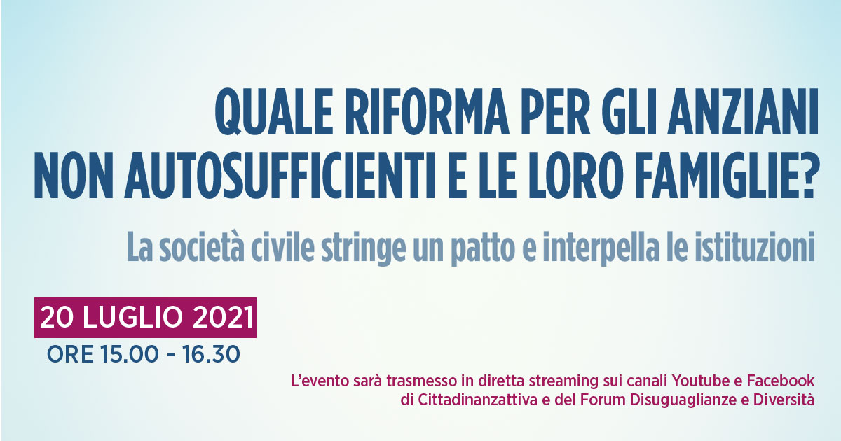 Cover Quale Riforma Per Gli Anzianii V2